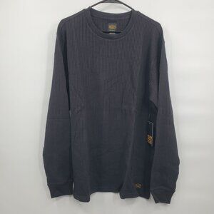 RVCA Day Shift Thermal Long Sleeve Shirt Top Men Size XXL NWT Waffle Knit